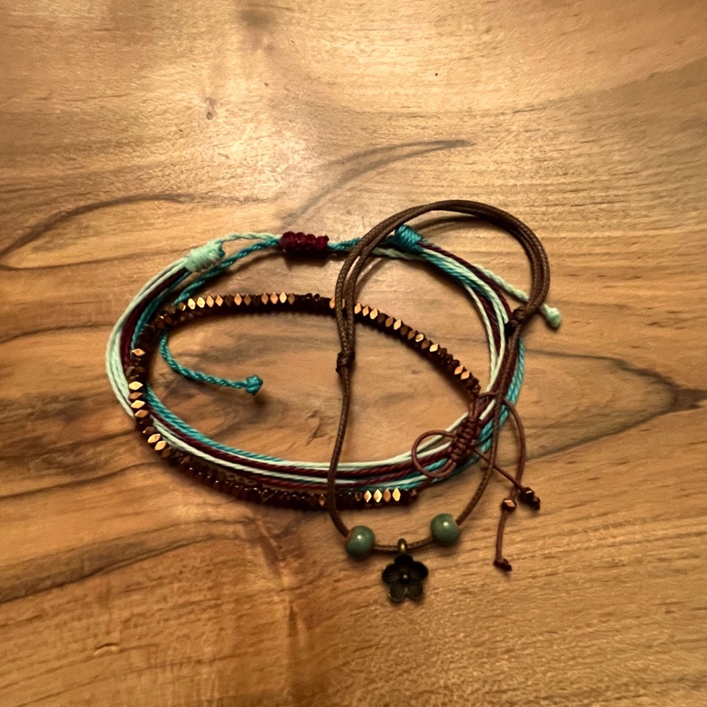 Adjustable Bracelets, set of 3